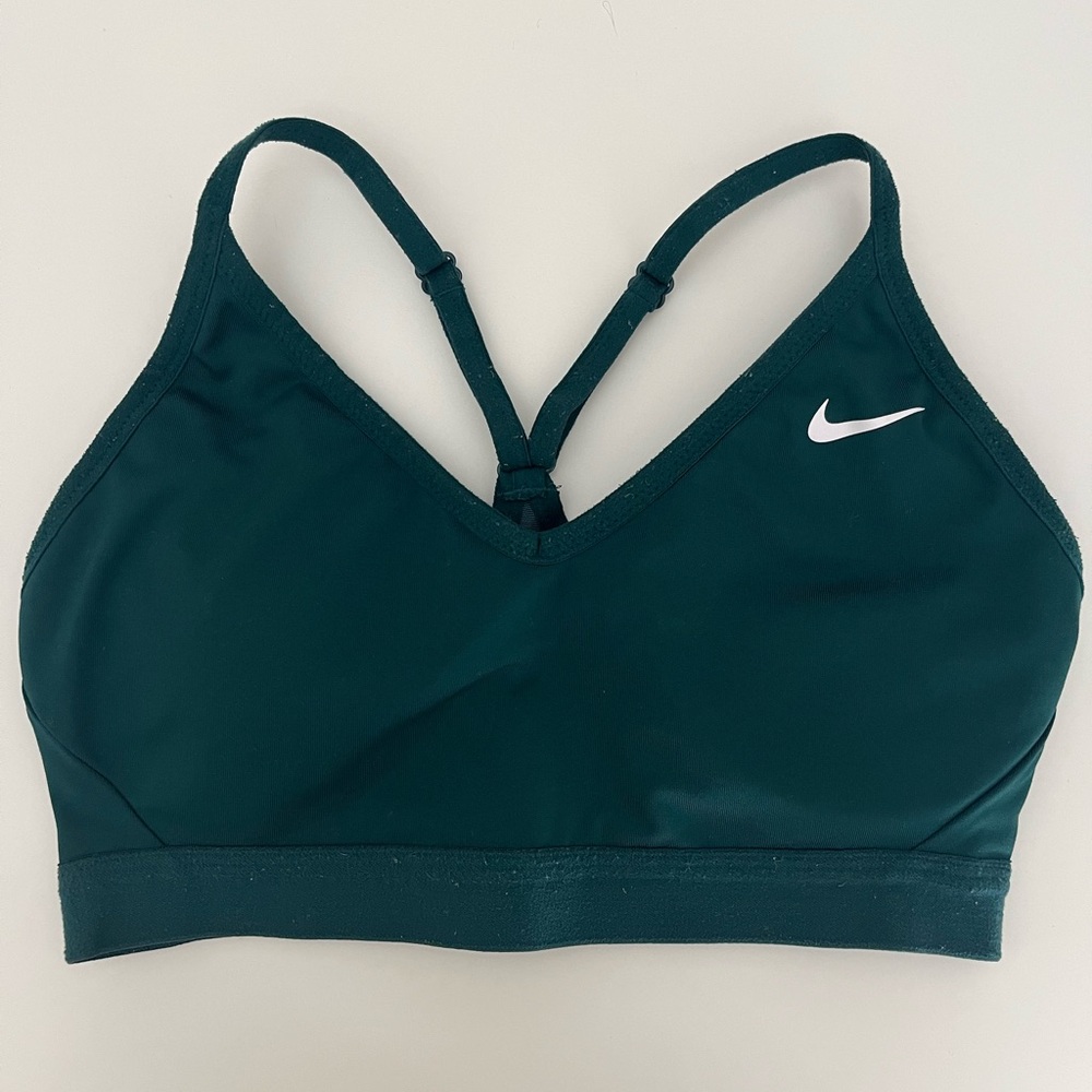Green Nike Women's Sports Bra